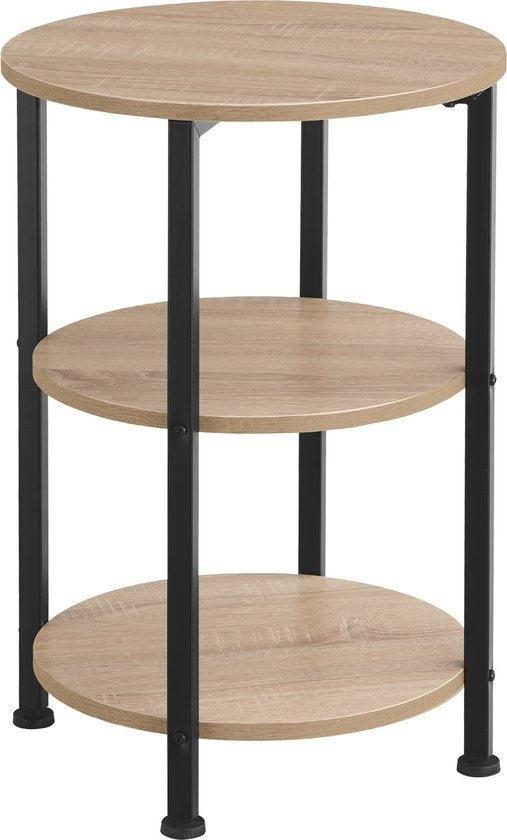 2dekans | tectake® - Bijzettafel Colchester industrial light, Huis en Inrichting, Tafels | Eettafels, Zo goed als nieuw, Ophalen of Verzenden