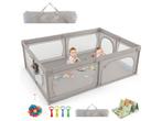 Coast babybox - 50 ballen - 206 x 147 cm - grijs, Verzenden, Nieuw