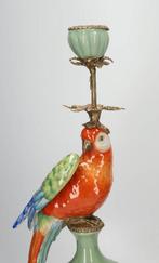 Kaarsenhouder (2) - Brons, Porselein