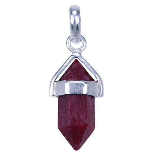 Zilveren Seliminiet rood met potlood vatting kettinghanger, Sieraden, Tassen en Uiterlijk, Kettinghangers, Verzenden