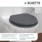 SCHÜTTE WC-Bril 80104 SPIRIT ANTHRAZIT - MDF-Hout - Soft, Huis en Inrichting, Verzenden, Nieuw