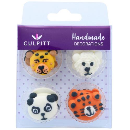 Culpitt Suikerdecoratie Wilde Dieren 12st., Hobby en Vrije tijd, Taarten en Cupcakes maken, Nieuw, Verzenden