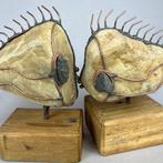 Jacek Drzymaa ( XX- XXI) - sculptuur, 2 BIG KISSING FISH -, Antiek en Kunst, Curiosa en Brocante