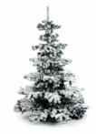 Kunstkerstboom met sneeuw 180cm
