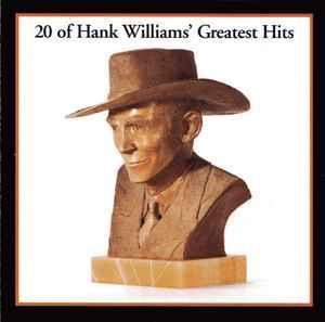 cd - Hank Williams - 20 Of Hank Williams Greatest Hits, Cd's en Dvd's, Cd's | Overige Cd's, Zo goed als nieuw, Verzenden