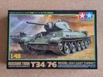 Tamiya 32515 T34/76 1:48, Hobby en Vrije tijd, Modelbouw | Auto's en Voertuigen, Verzenden, Nieuw, Tamiya