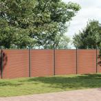 vidaXL Schuttingpaneel 872x186 cm HKC bruin, Verzenden, Nieuw, Kunststof, 1 tot 2 meter