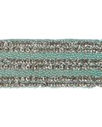 Opstrijkbare Band Strass - Turquoise 18 mm, Nieuw