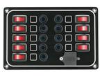 AAA Schakelpaneel 9 schakelaars + USB aansluiting, Watersport en Boten, Ophalen of Verzenden, Nieuw