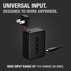 Noco U65 USB-C 65W Jumpstarter Snellader, Auto diversen, Jumpstarters, Nieuw, Ophalen of Verzenden