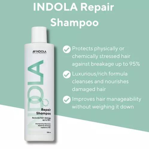 Indola Repair Shampoo, Sieraden, Tassen en Uiterlijk, Uiterlijk | Haarverzorging, Nieuw, Verzenden