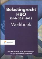 Belastingrecht HBO Werkboek 2021-2022 9789001753993, Verzenden, Zo goed als nieuw, M.E.H. Sterk