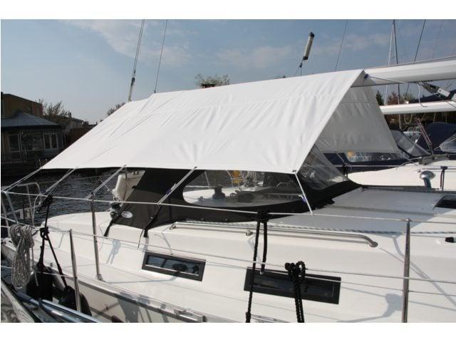 Talamex polyester giektent - wit - 230 x 260 cm - met rits, Watersport en Boten, Accessoires en Onderhoud, Ophalen of Verzenden