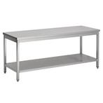 Werktafel | RVS | Laag Model | Bodemschap | Diepte 600 |, Verzenden, Nieuw in verpakking
