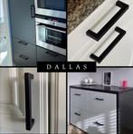 20X Handgreep Zwart 160 mm Zwart Dallas, Verzenden, Nieuw