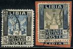 Italiaans Libië 1937 - Pictorica, 5 en 10 lire gekerfd 11., Postzegels en Munten, Postzegels | Europa | Italië, Gestempeld