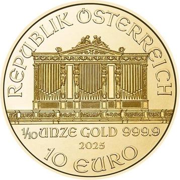1/10 Ounce - Goud .999 - 2025 - Vienna Philharmonic fine beschikbaar voor biedingen