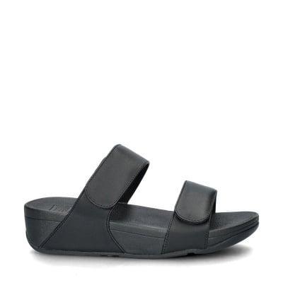 Fitflop Lulu Leather slippers voor dames in het Zwart, Kleding | Dames, Schoenen, Slippers, Zwart, Nieuw, Verzenden