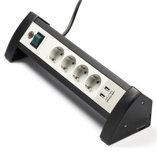 Stekkerdoos 4-voudig | Brennenstuhl | 1.8 meter, Doe-het-zelf en Verbouw, Elektra en Kabels, Nieuw, Verzenden