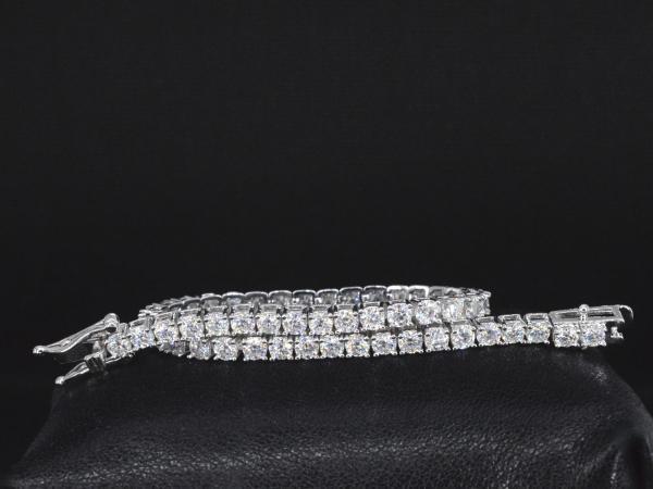 Veiling - Tennisarmband wit briljant 5.50 carat, Sieraden, Tassen en Uiterlijk, Armbanden