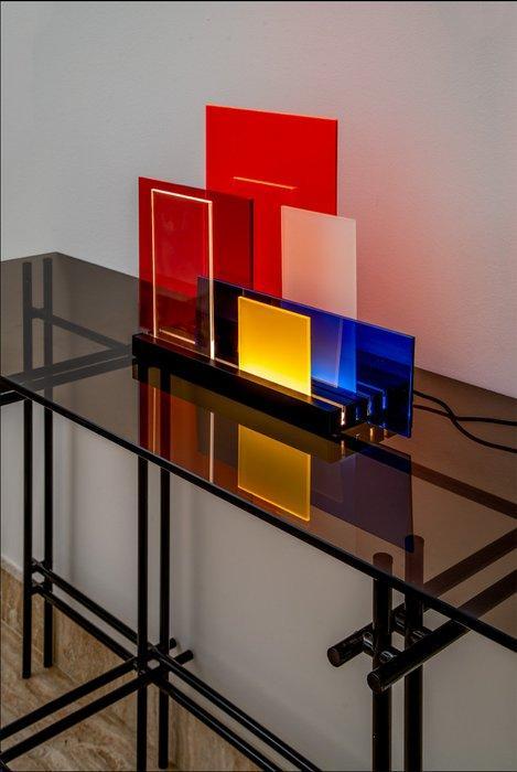 Nemo - Jean Nouvel - Tafellamp - Op lijnen - Aluminium,, Antiek en Kunst, Antiek | Lampen