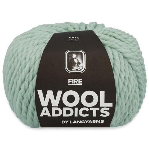 WoolAddicts Fire - 91 mintgroen - Merinowol Garen, Hobby en Vrije tijd, Breien en Haken, Ophalen of Verzenden