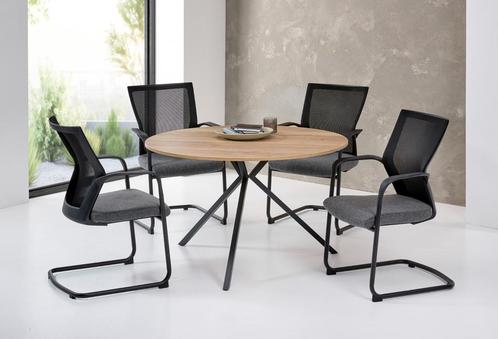 Pulse vergadertafel, Ø120cm, natuur eiken, Zakelijke goederen, Kantoor en Winkelinrichting | Kantoormeubilair en Inrichting, Ophalen of Verzenden