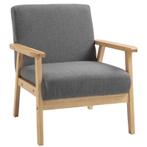 TRUUSK Scandinavische Design Fauteuil Accent Fauteuil Massie, Huis en Inrichting, Stoelen, Verzenden, Nieuw