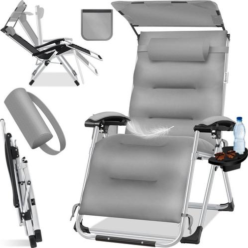 KESSER® Tuinstoel - Ligstoel - Opvouwbaar - Verstelbaar - Gr, Tuin en Terras, Tuinmeubel-accessoires, Nieuw, Verzenden