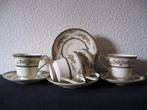 4 English Minton Limited Teacups, Floral Decor, Stanwood, Antiek en Kunst