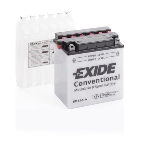 Exide Conventional 12V accu | EB12A-A | 12V 12Ah, Auto-onderdelen, Accu's en Toebehoren, Ophalen of Verzenden