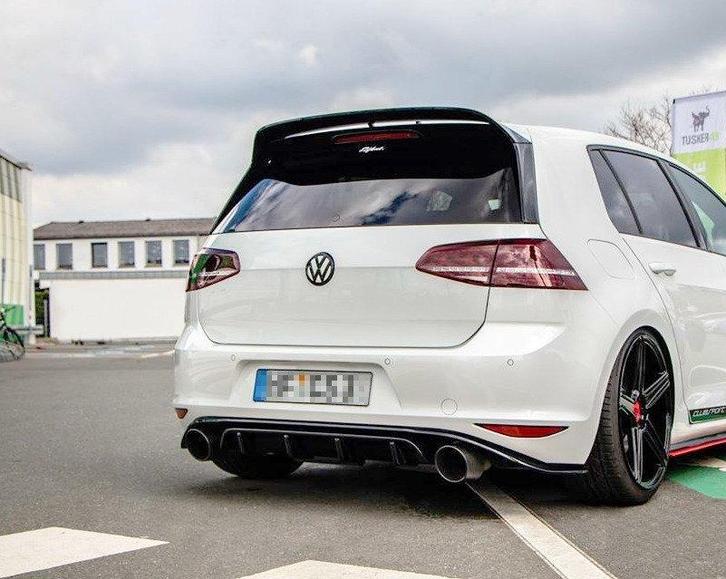 Diffuser VW Golf 7 GTI Clubsport Glans Zwart, Auto-onderdelen, Carrosserie en Plaatwerk, Ophalen of Verzenden