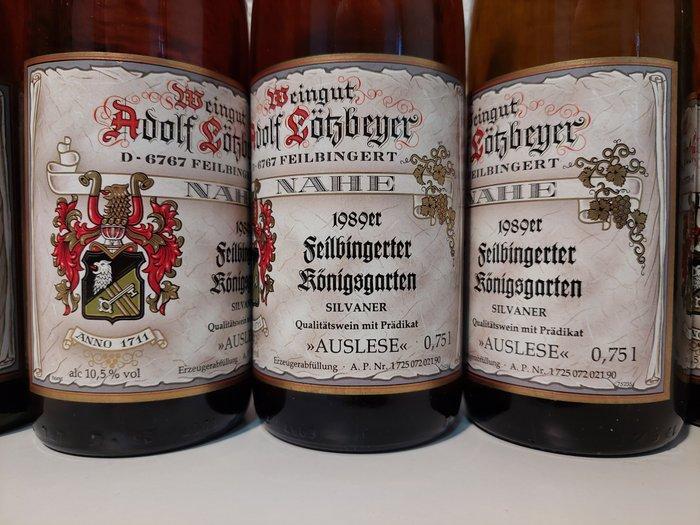 1989 Adolf Lötzbeyer Feilbingerter Königsgarten - Nahe, Verzamelen, Wijnen