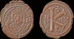 Half follis 582-602ad Byzantine Maurice Tiberius half fol..., Postzegels en Munten, Verzenden