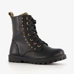Blue Box zwartemeisjes veterboots met gouden studs maat 32, Verzenden, Nieuw