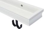 Duraline - Wandplank - Klassiek - Plank Met Haakjes - Wit -, Verzenden, Nieuw