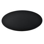 Glasplaat ESG veiligheidsglas 6 mm voor tafels Ø60 cm zwart, Nieuw, Verzenden