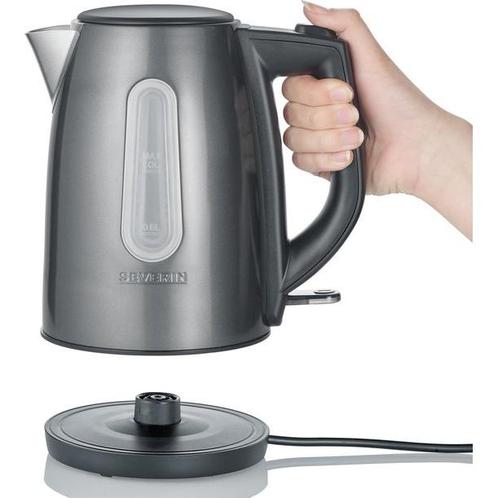 Severin - waterkoker - zwart - 1 liter - 2200 watt - model:, Witgoed en Apparatuur, Waterkokers, Verzenden