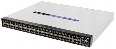 SRW248G4P-K9, SF300-48P 48-Port 10/100 PoE Managed Switch 2X, Computers en Software, Netwerk switches, Refurbished, Ophalen of Verzenden