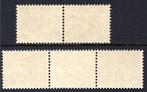 Nederland 1924 - 2x Koningin Wilhelmina tête bêche - Gratis, Postzegels en Munten, Postzegels | Nederland, Gestempeld