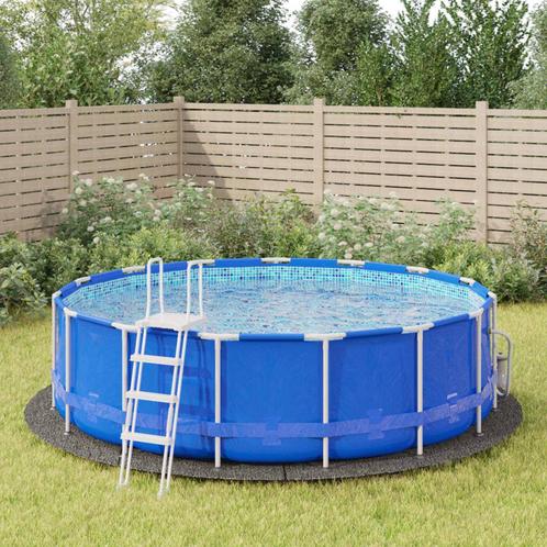vidaXL Zwembadgrondzeil Ø458 cm polyester geotextiel, Tuin en Terras, Zwembad-toebehoren, Nieuw, Verzenden