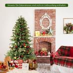 Kerstboom met verlichting - Kunstkerstboom - 180 cm - Met st, Verzenden, Zo goed als nieuw