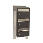 Brievenbusunit Brickset met statief 3-hoog met dak -, Verzenden, Nieuw