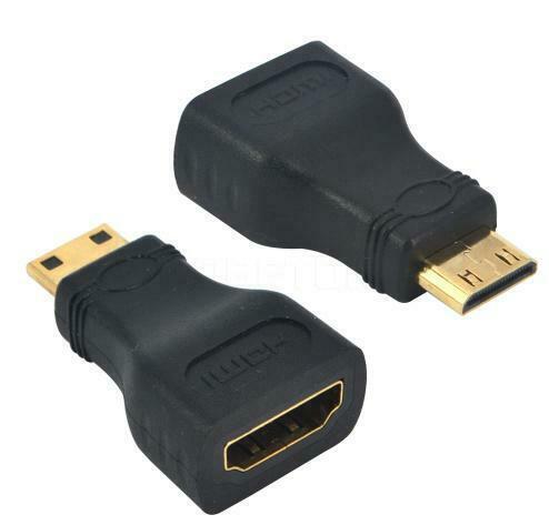 Mini HDMI C - HDMI A Adapter, Spelcomputers en Games, Spelcomputers | Overige Accessoires, Nieuw, Verzenden