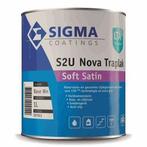 S2U Nova Traplak Soft Satin 1 liter, Doe-het-zelf en Verbouw, Verf, Beits en Lak, Ophalen of Verzenden, Nieuw