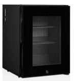Minibar Zwart met glaze deur en slot | 40x46x(h)56cm | 35..., Verzenden, Nieuw in verpakking