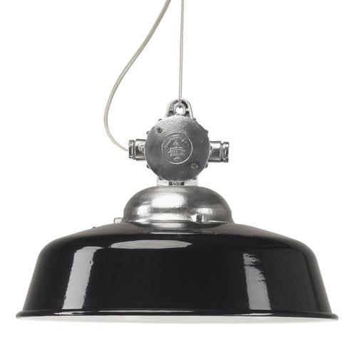 Detroit Industrie Zwart Binnenverlichting Retro & vintage, Huis en Inrichting, Lampen | Hanglampen, Verzenden