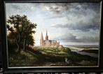 Jan G. Marque (XX) - De kathedraal van Chartres op de, Antiek en Kunst