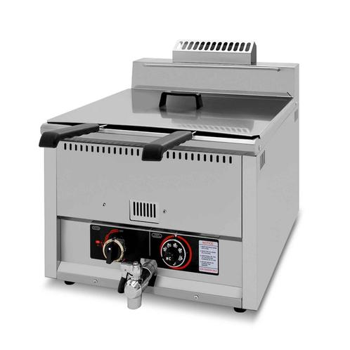 HCB Friteuse - 30 liter - propaan - RVS, Zakelijke goederen, Horeca | Keukenapparatuur, Nieuw in verpakking, Fornuis, Frituur en Grillen