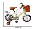 Kinderfiets 12 Inch met Zijwieltjes en Mand, Verzenden, Nieuw